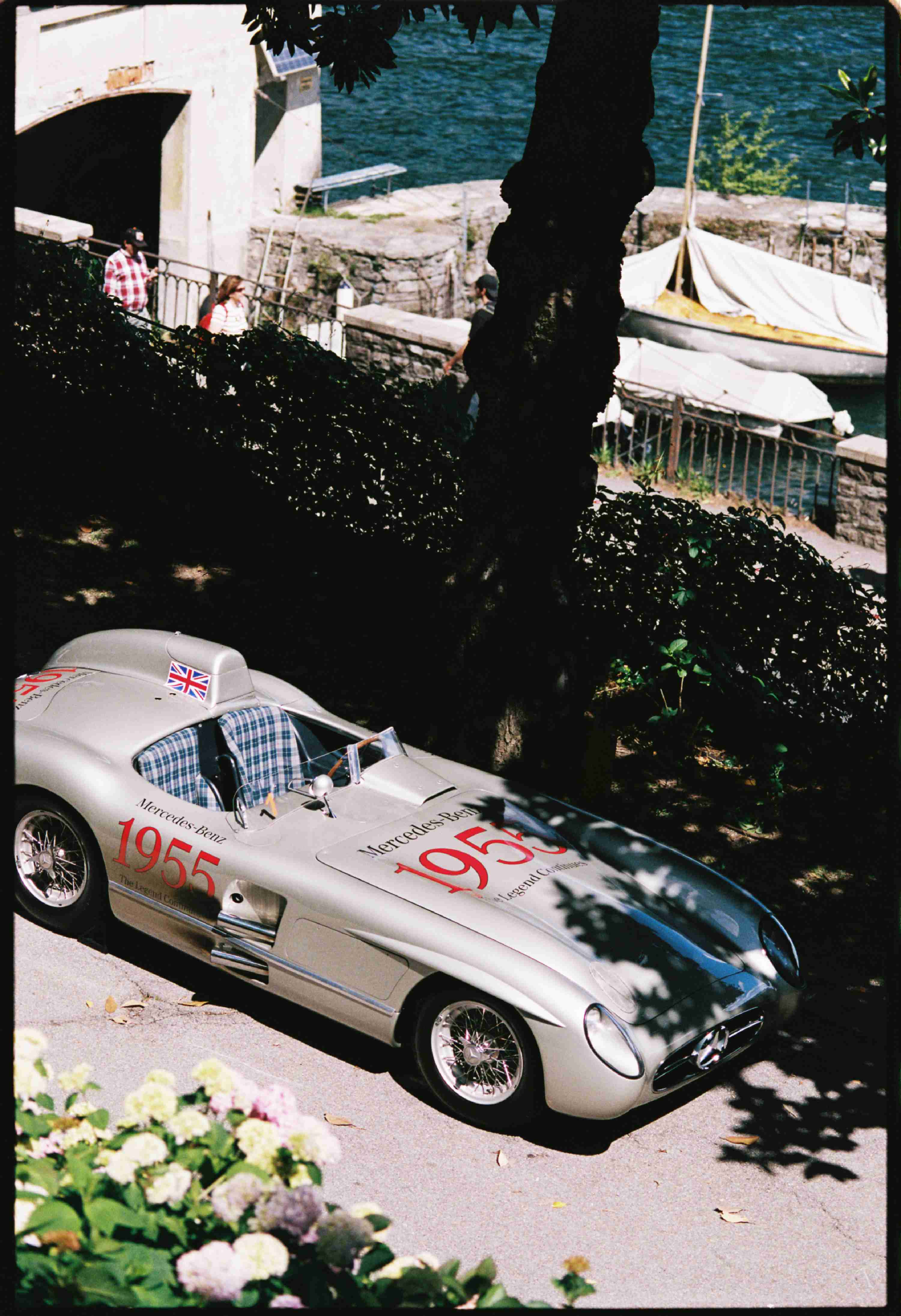Photograph of the 1955 Mercedes W196S 300 SLR.