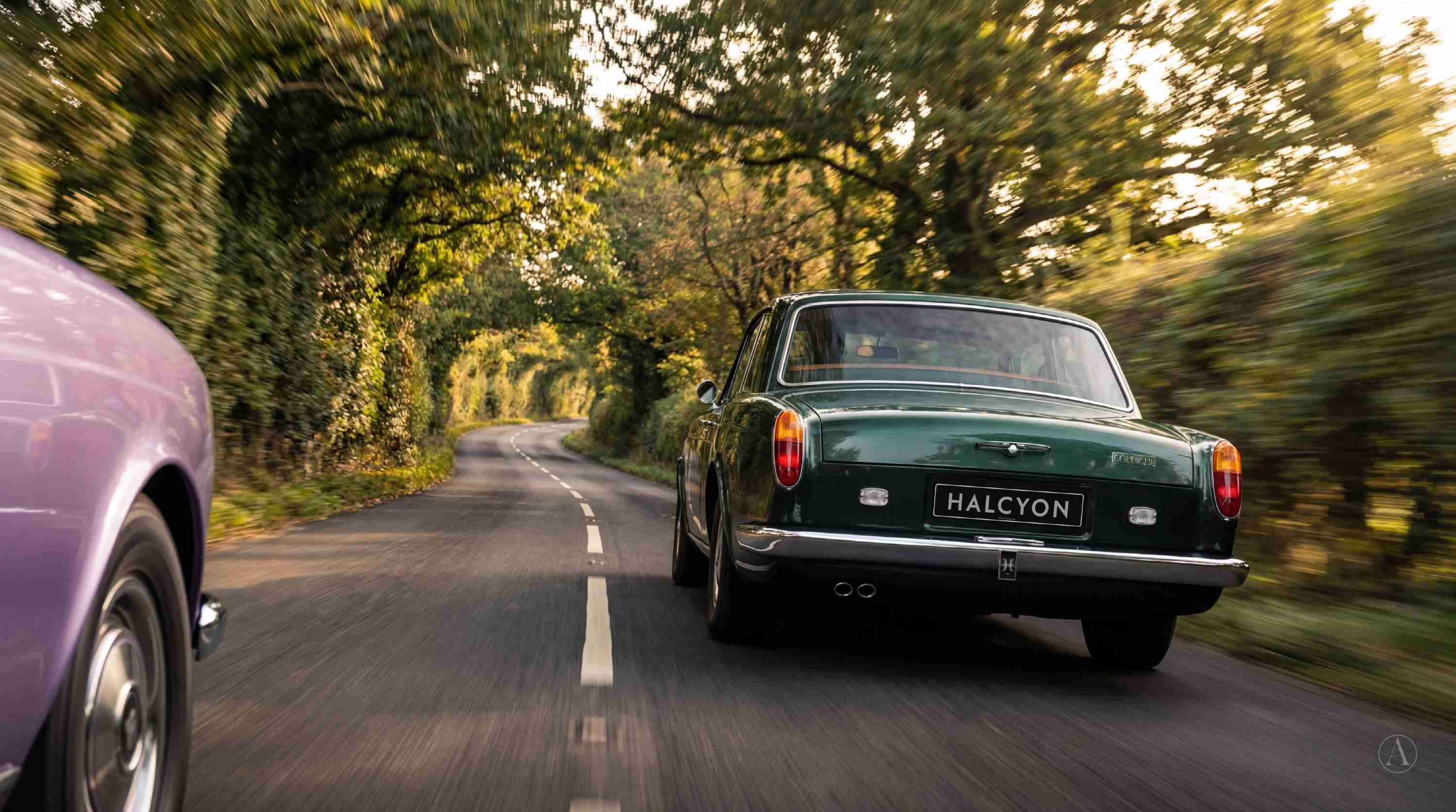 Photograph of the Halcyon in motion.