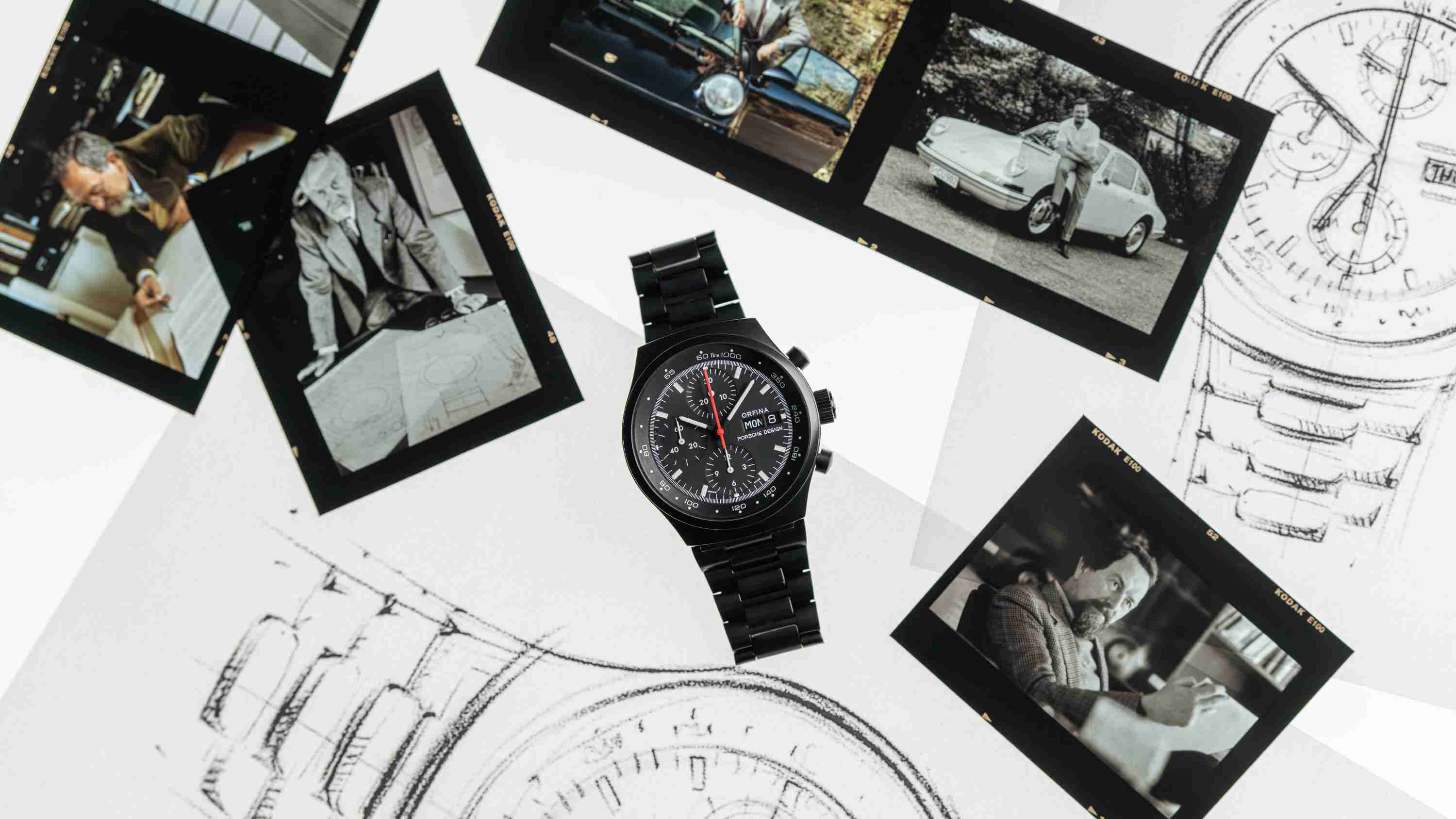 Photograph of the Orfina manufactured Chronograph 1.